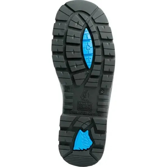 Steel Blue Black Hobart Steel Toe Cap Elastic Side Safety Boot (312101) (Pre-Order)