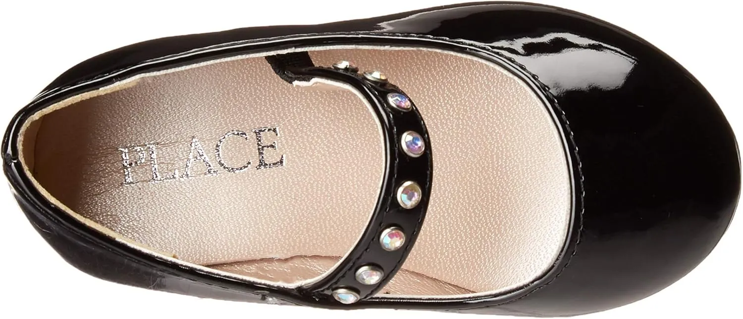 The Children's Place Baby-Girl's Strap Ballet Flats