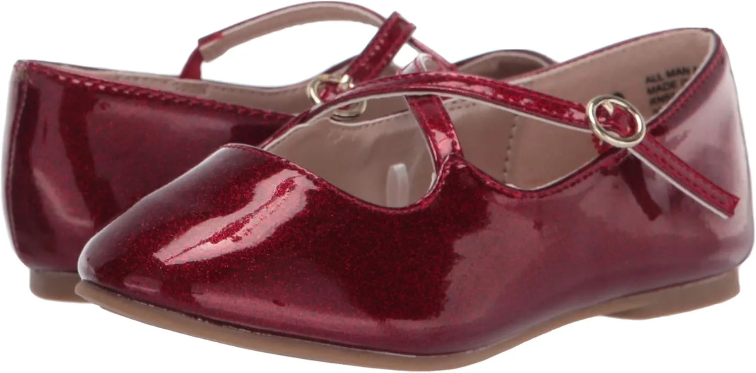 The Children's Place Baby-Girl's Strap Ballet Flats