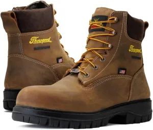 Thorogood 6 Waterproof Work Boots for Men - Nano Composite Toe - Genesis Series - Full-Grain Leather with Comfort Insoles and Slip-Resistant Outsoles