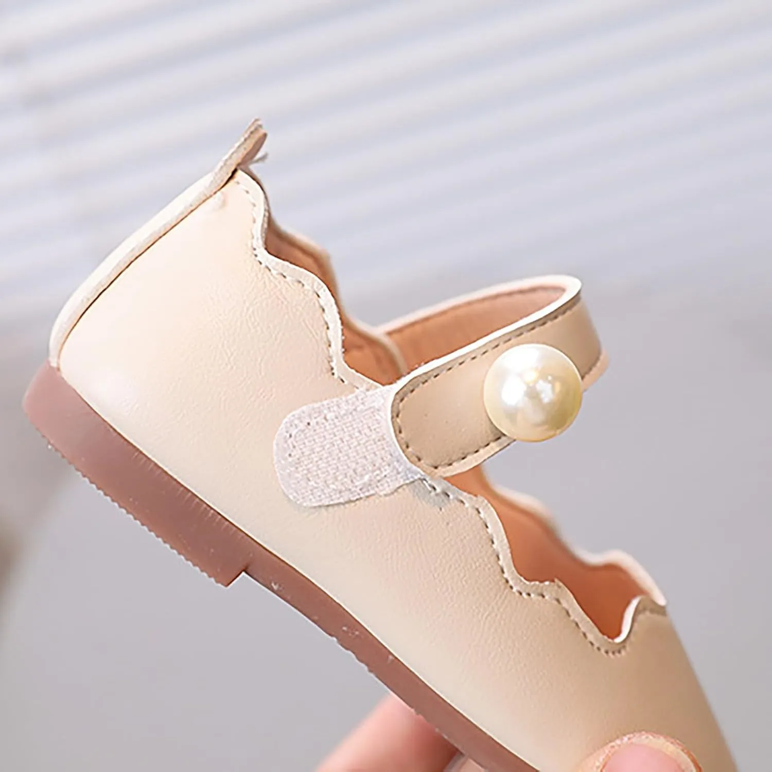 Toddler Flower Girls Dress Shoes, Mary Jane Ballet Flats for Party School Wedding Low Heels Shoes
