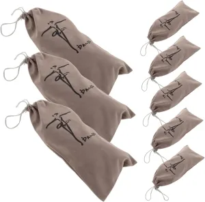Totority Ballet Dance Shoe Bag Drawstring Storage Bag 8pcs Dance Shoes Organizer