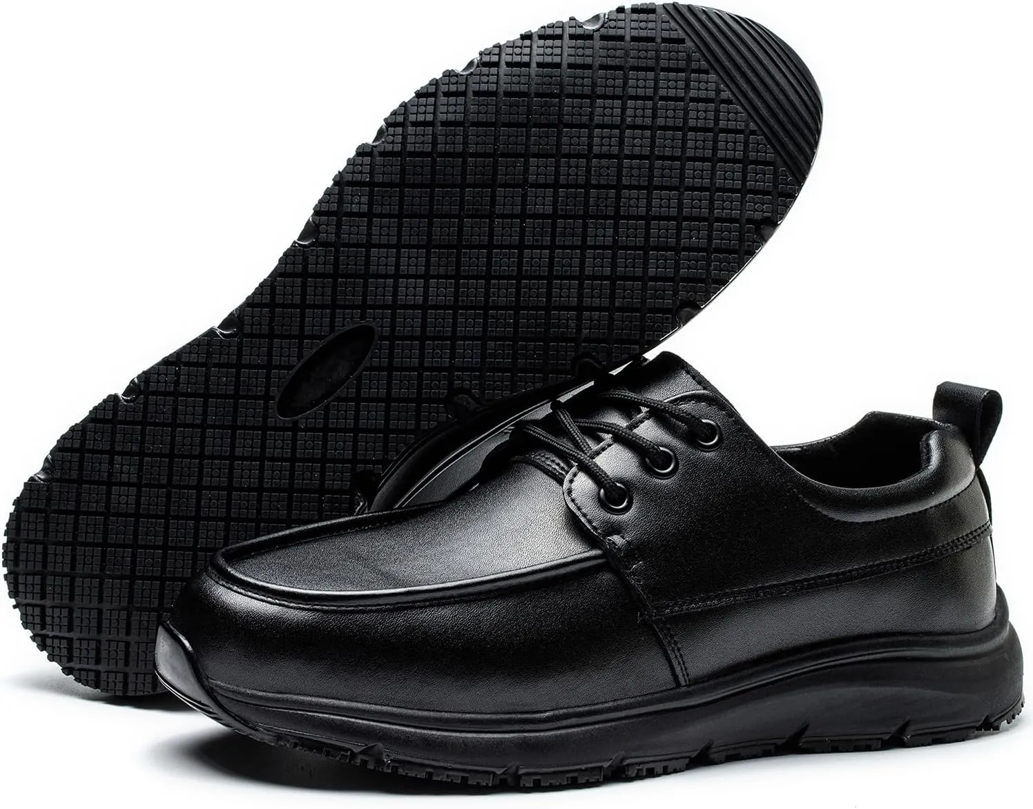 ulogu Non Slip Waterproof Shoes for Men WomenOil Resistant Slip On Work Loafers