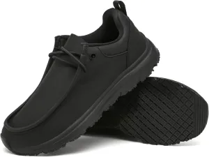 ulogu Non Slip Waterproof Shoes for Men WomenOil Resistant Slip On Work Loafers