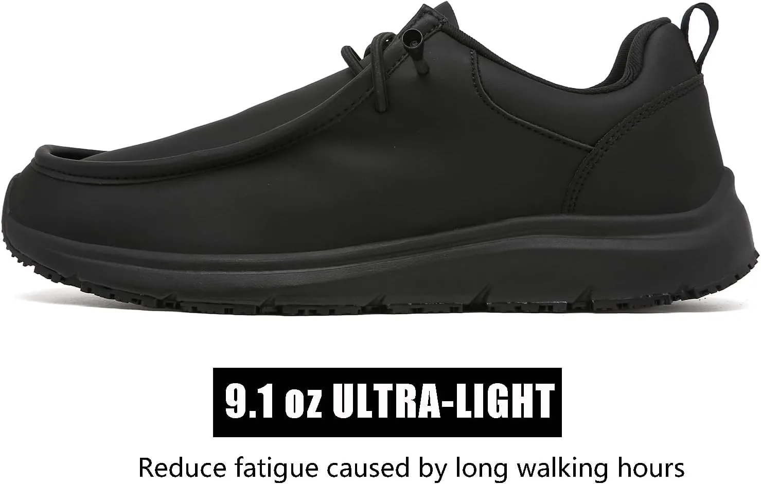ulogu Non Slip Waterproof Shoes for Men WomenOil Resistant Slip On Work Loafers