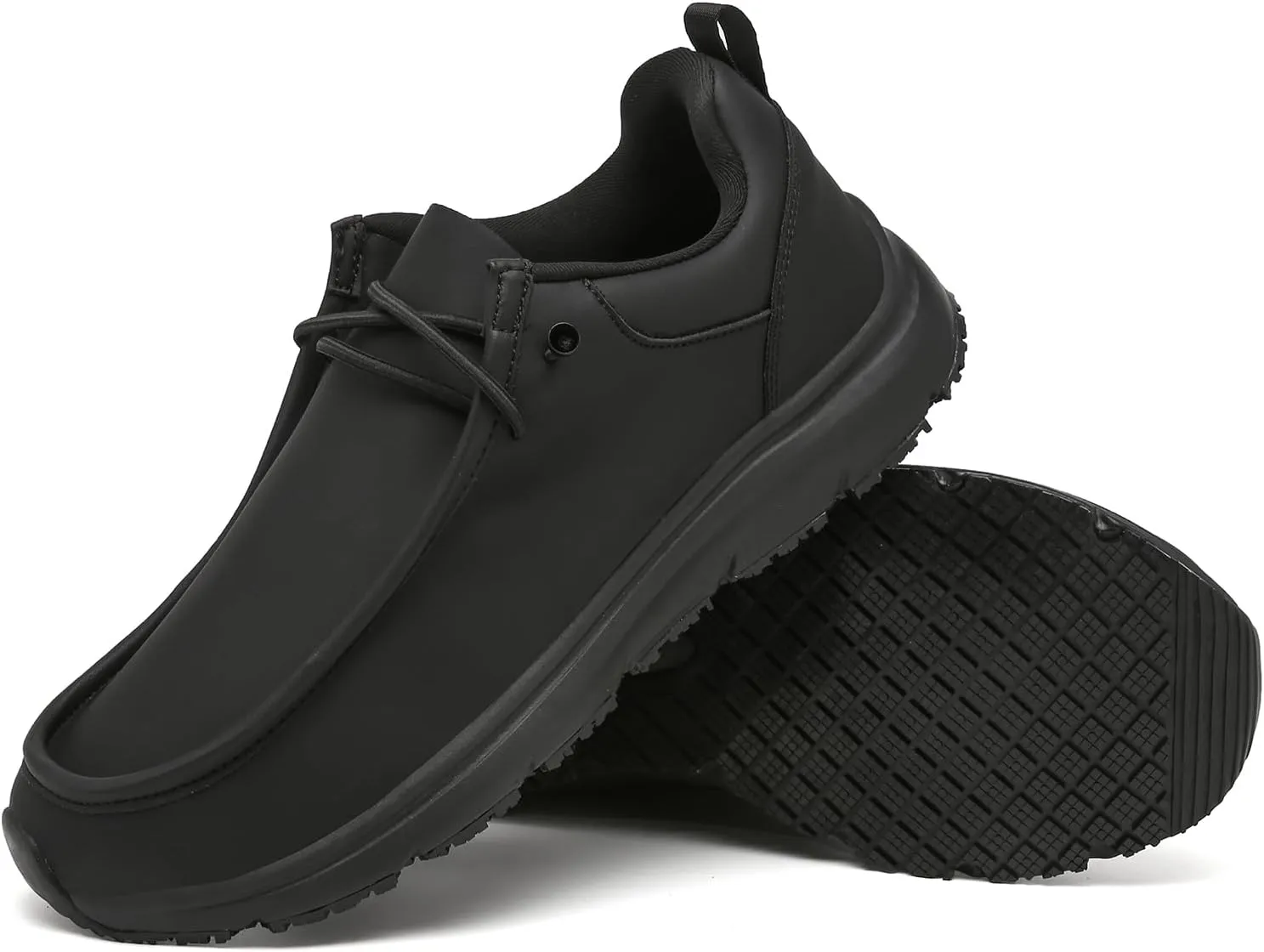 ulogu Non Slip Waterproof Shoes for Men WomenOil Resistant Slip On Work Loafers