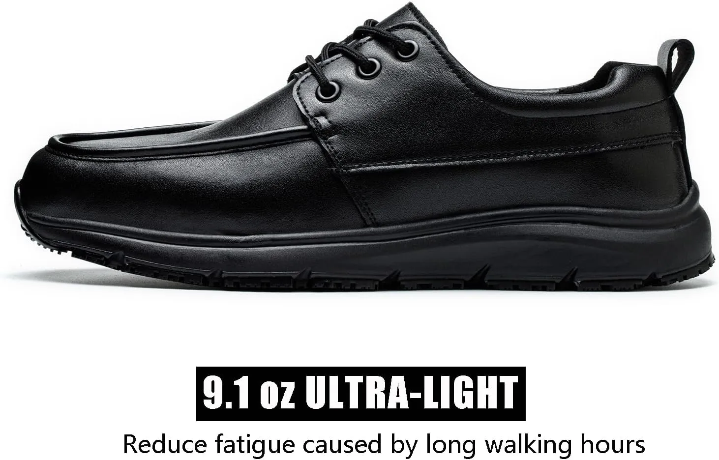 ulogu Non Slip Waterproof Shoes for Men WomenOil Resistant Slip On Work Loafers