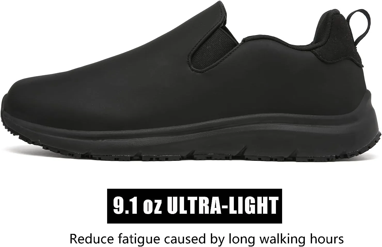 ulogu Non Slip Waterproof Shoes for Men WomenOil Resistant Slip On Work Loafers