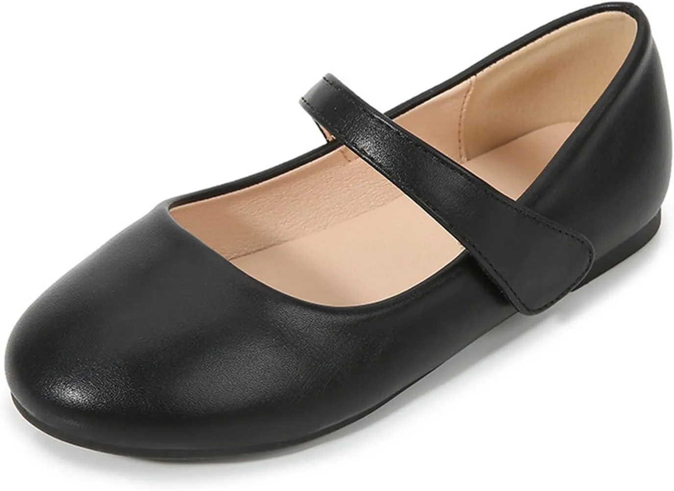 Unisex-Child Dressy Ballet Shoes Toddler Girl Leather Dress Shoes Closed Toe Mary Jane Flat Sandals for Toddler
