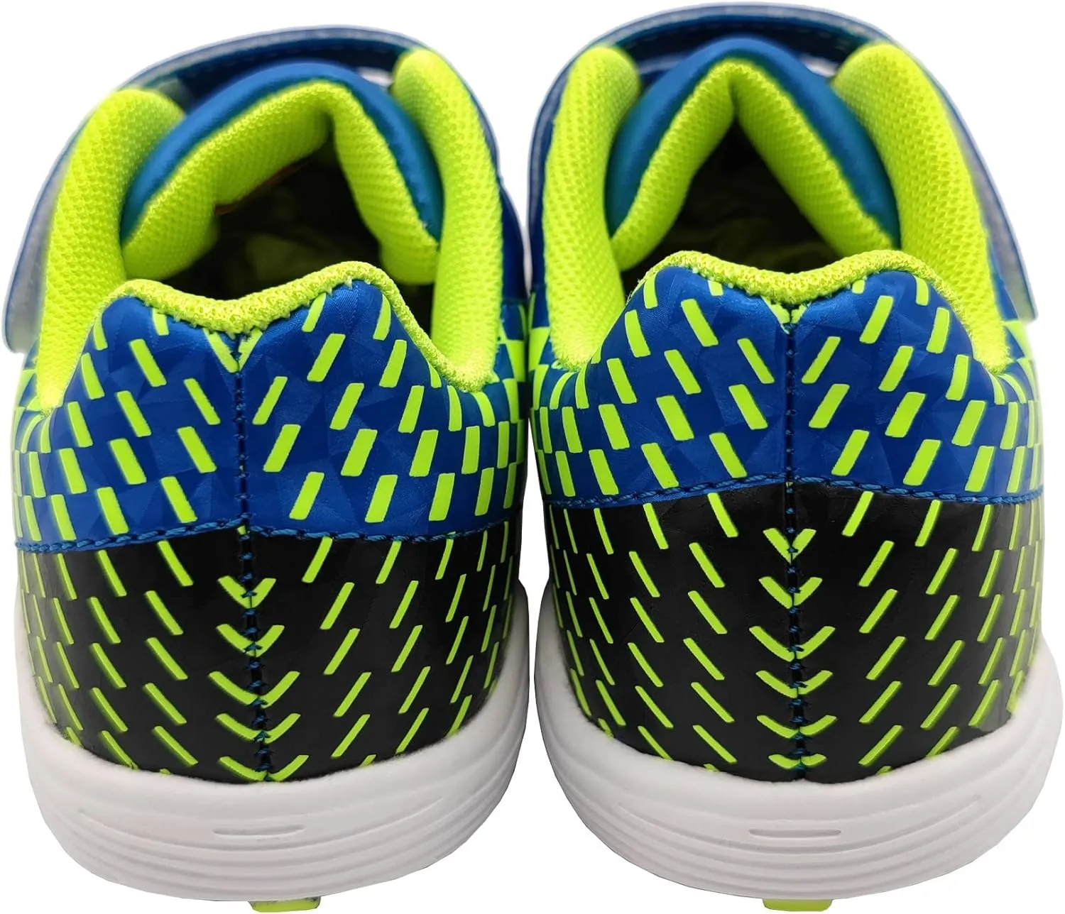 Unisex-Child Soccer Cleats Turf Shoes Sport Outdoor Firm Ground Trainers Football Shoes Boys Girls Hook and Loop (Toddler/Little Kid/Big Kid)