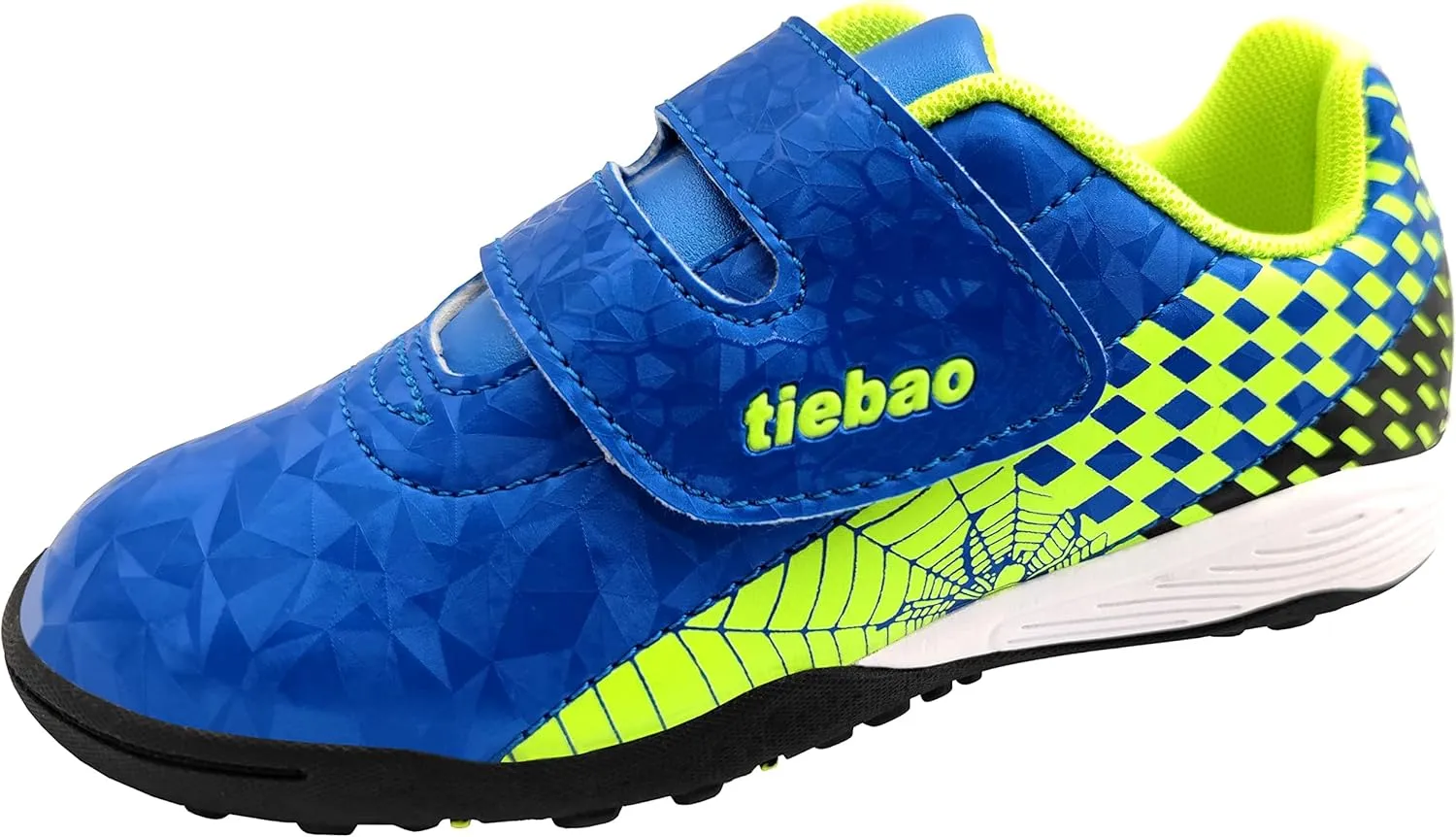 Unisex-Child Soccer Cleats Turf Shoes Sport Outdoor Firm Ground Trainers Football Shoes Boys Girls Hook and Loop (Toddler/Little Kid/Big Kid)
