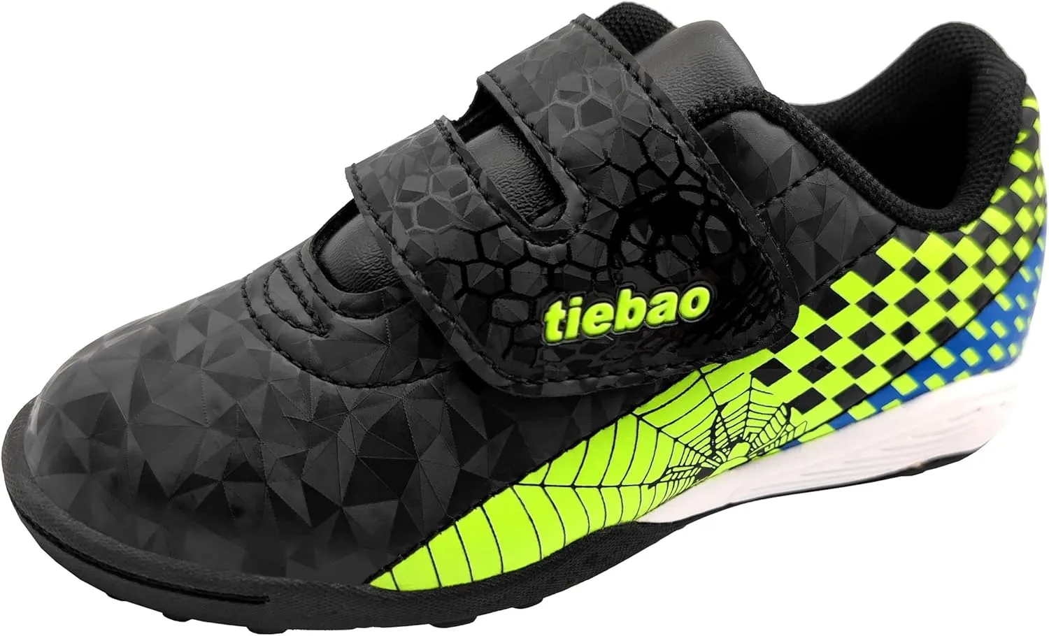 Unisex-Child Soccer Cleats Turf Shoes Sport Outdoor Firm Ground Trainers Football Shoes Boys Girls Hook and Loop (Toddler/Little Kid/Big Kid)