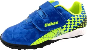 Unisex-Child Soccer Cleats Turf Shoes Sport Outdoor Firm Ground Trainers Football Shoes Boys Girls Hook and Loop (Toddler/Little Kid/Big Kid)