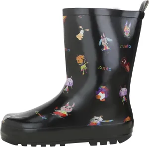 Unisex Kids Print Rain Boots Waterproof Rubber Rain Shoes Toddler Boys Girls Lightweight Rainboots