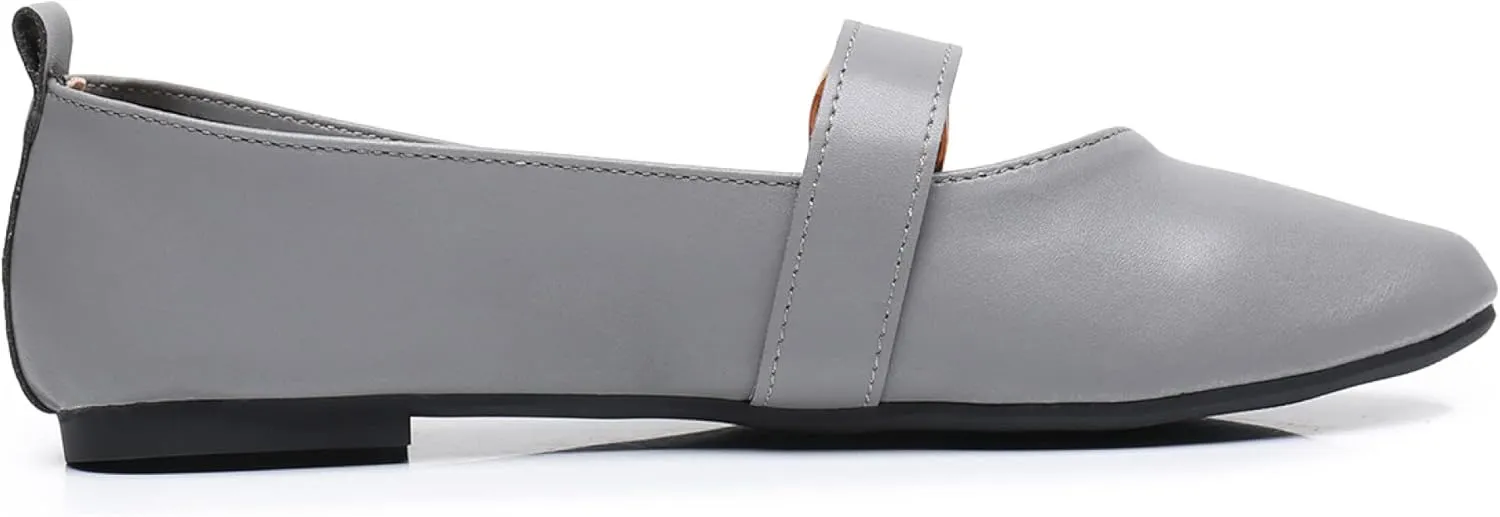 VenusCelia Women's Mary Jane Flat Shoe