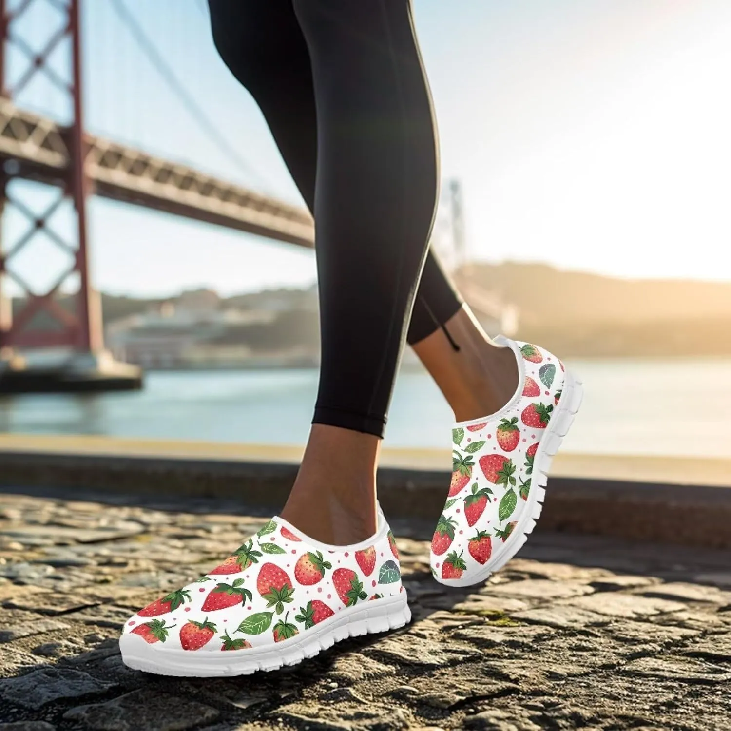 Walking Shoes for Womens Slip on Loafers Tennis Shoes Casual Mesh Running Sneakers