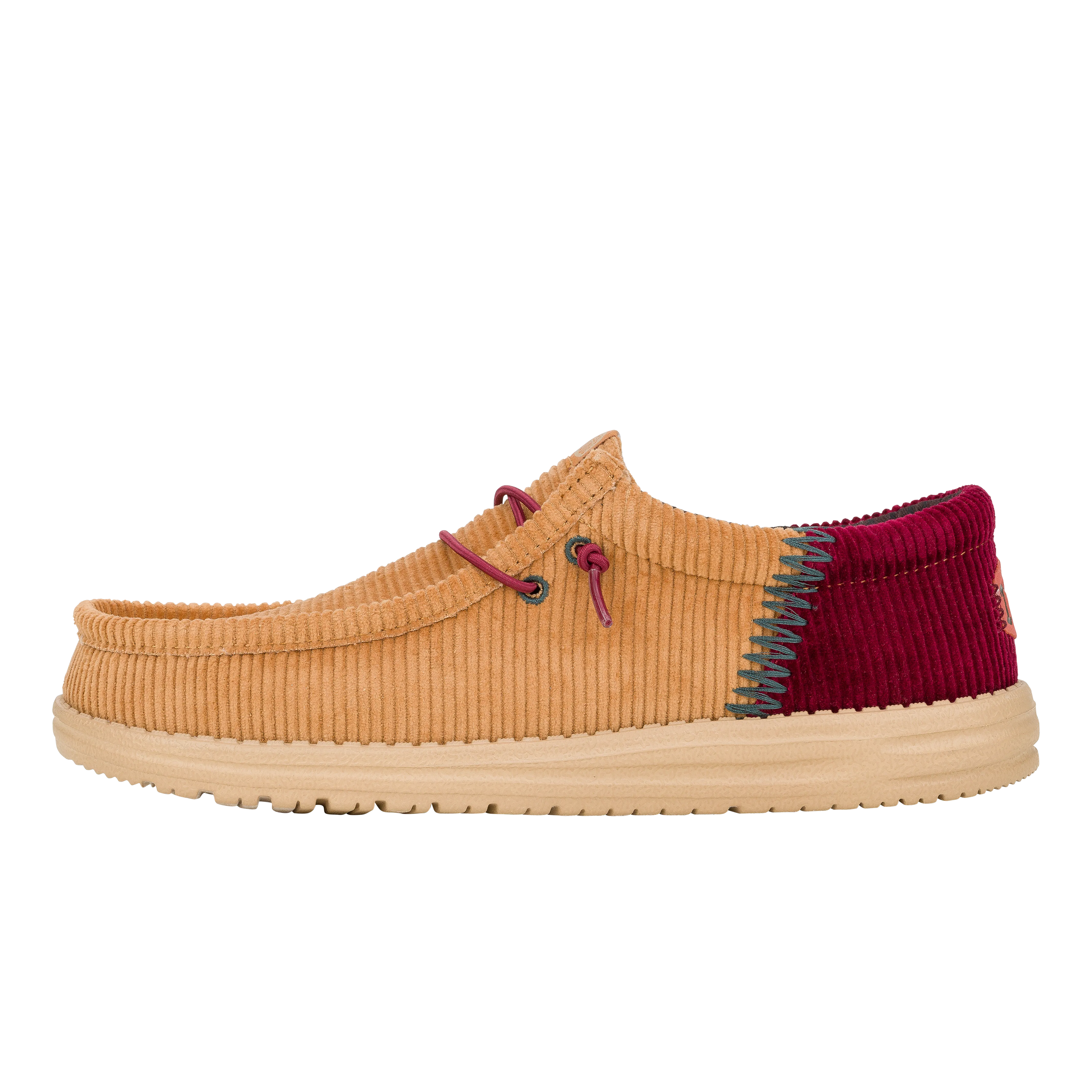 Wally Funk Corduroy - Tan/Burgundy