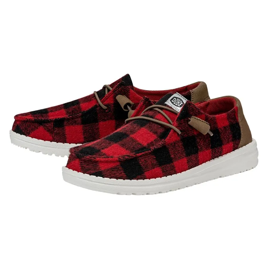 Wendy Buffalo Plaid - Red and Black Plaid