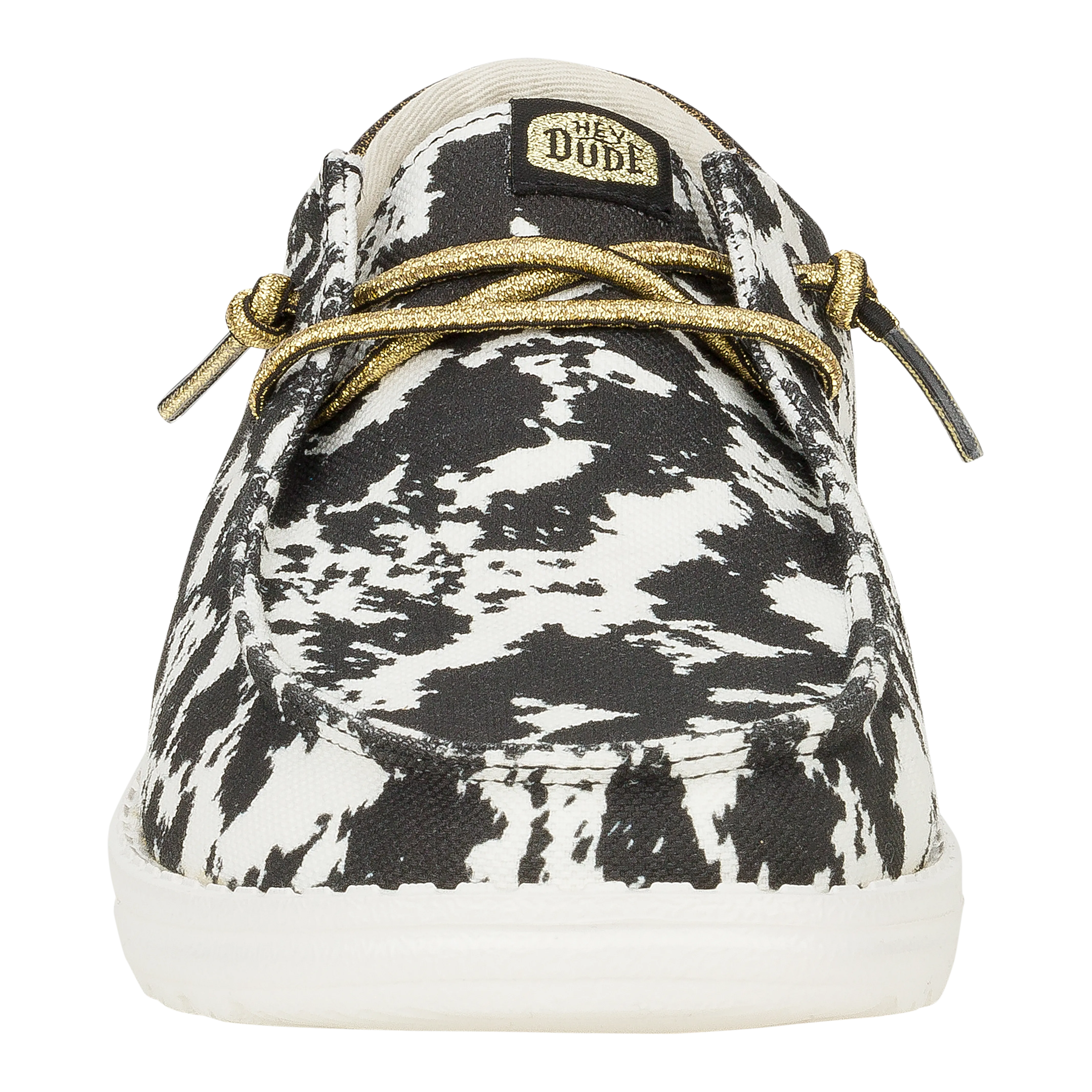 Wendy Funk Cowgirl - White/Black Cow Print