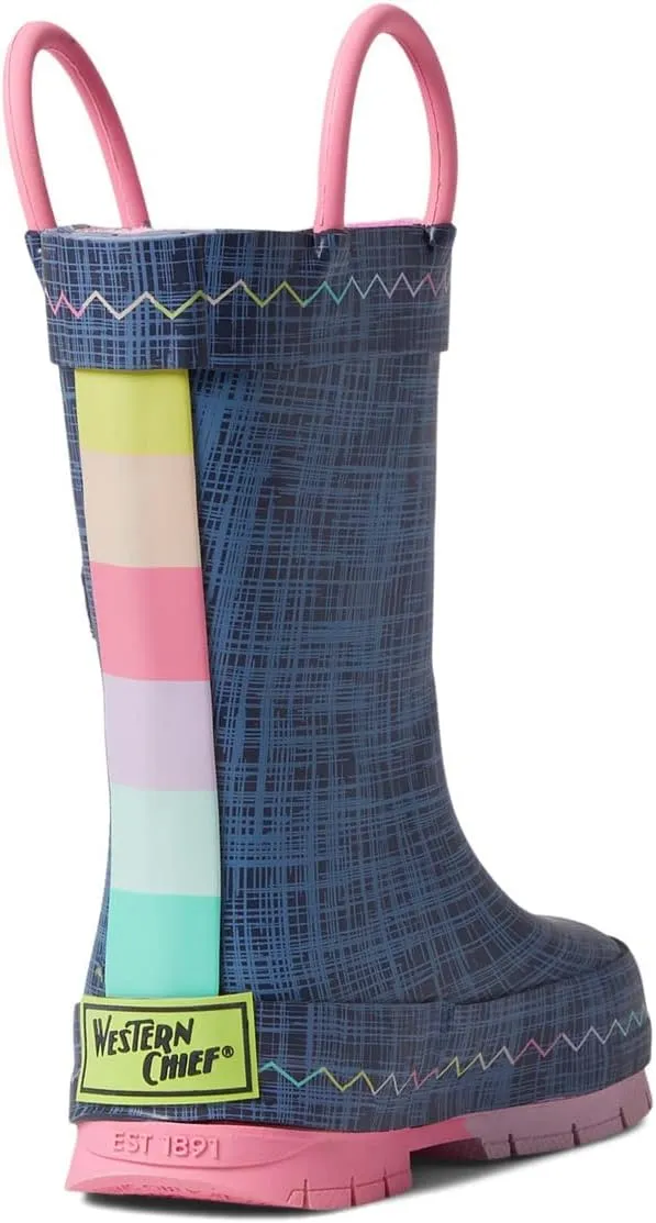 Western Chief Girl's Jean Patch Rain Boot (Toddler/Little Kid/Big Kid)