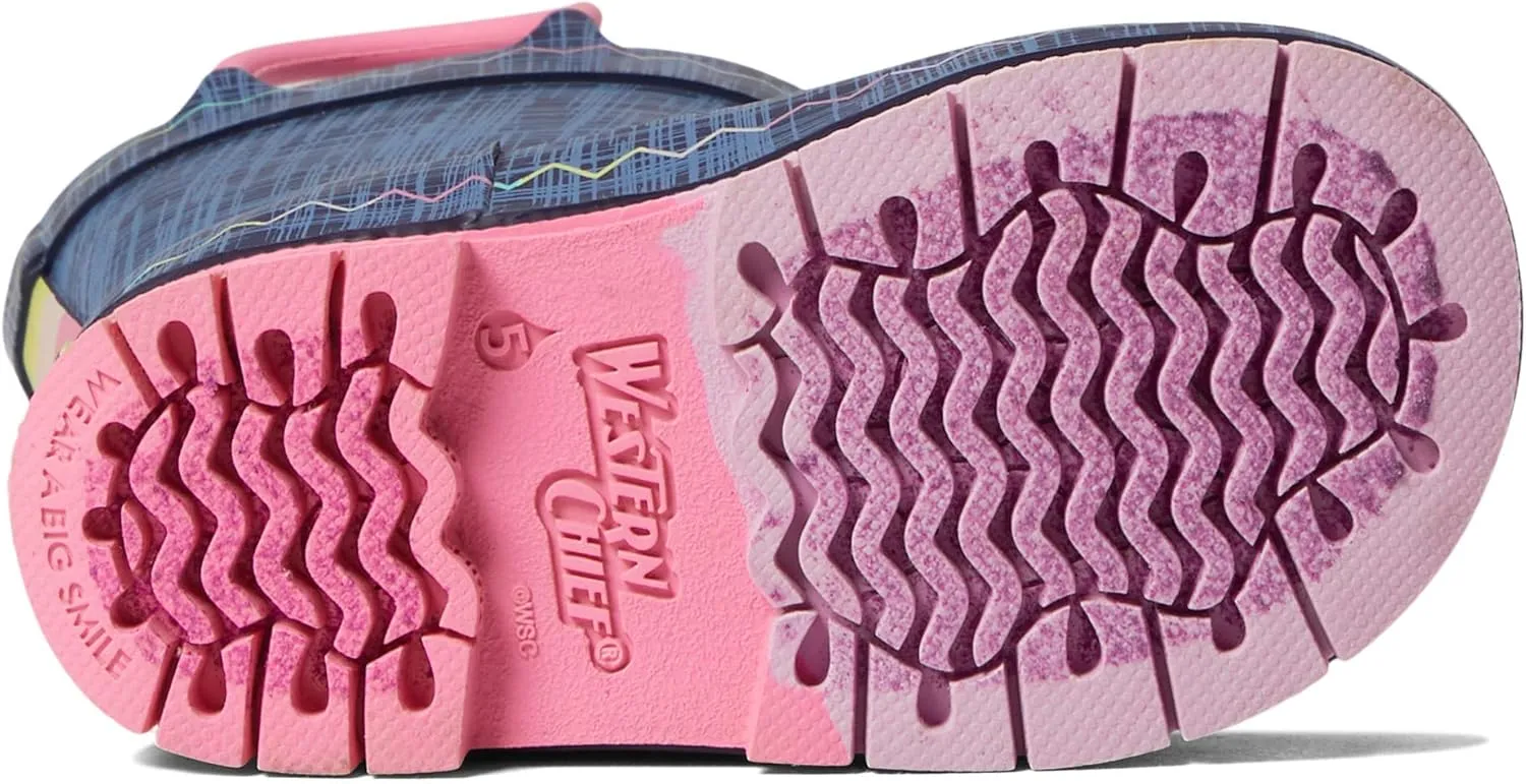 Western Chief Girl's Jean Patch Rain Boot (Toddler/Little Kid/Big Kid)