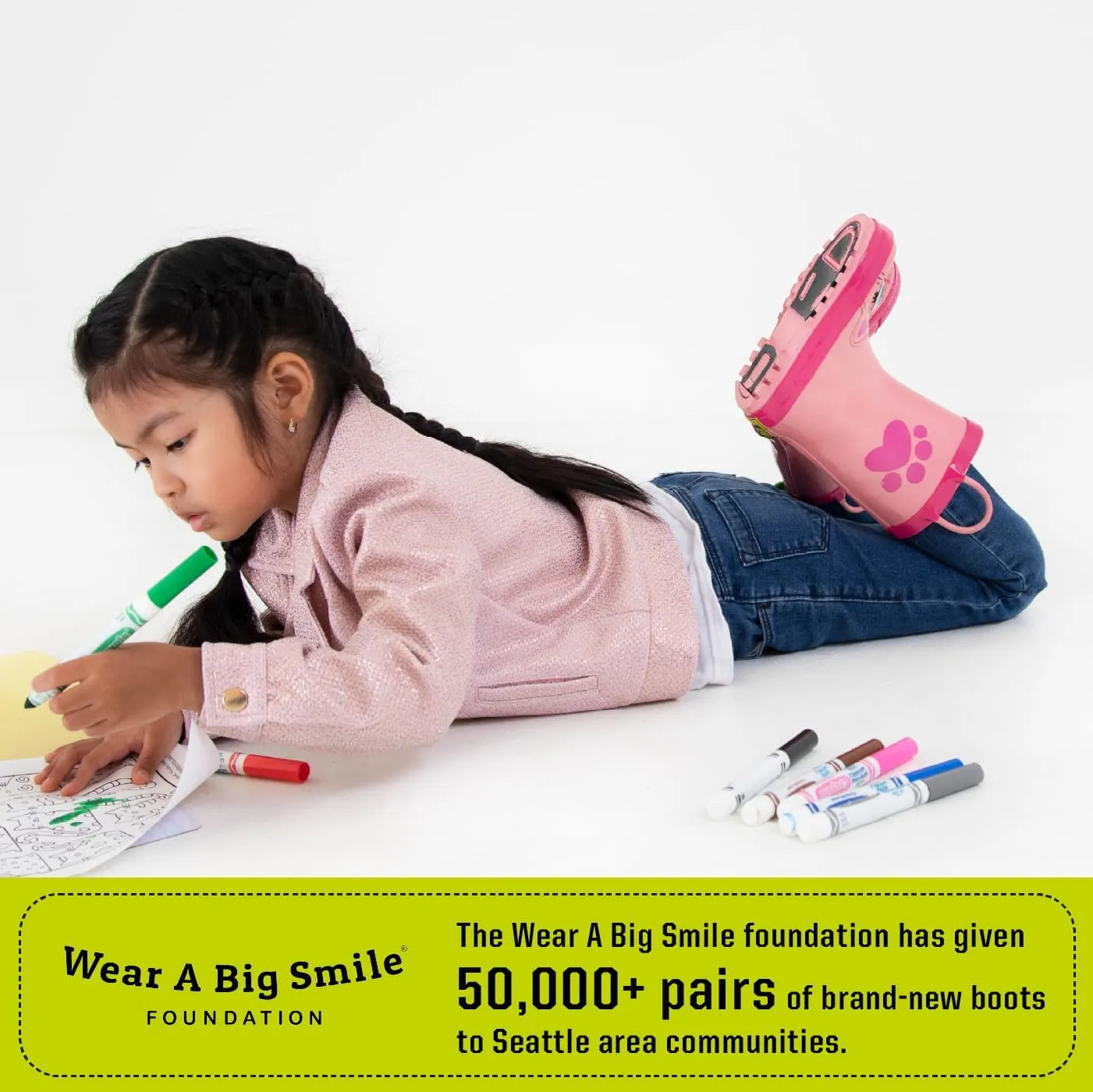 Western Chief Girl's Limited Edition Printed Rain Boots (Toddler/Little Kid/Big Kid)