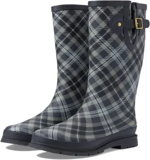 Western Chief Womens Printed Tall Rain Boot, Cabin Plaid, 9 US