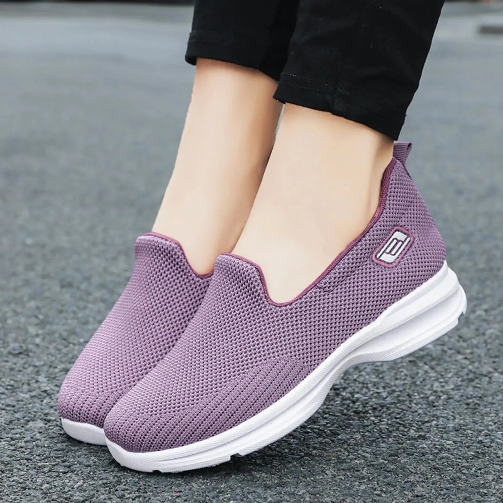 Women Sneakers Women's Spring And Summer Fashion Mesh Perforated Breathable Casual Shoes