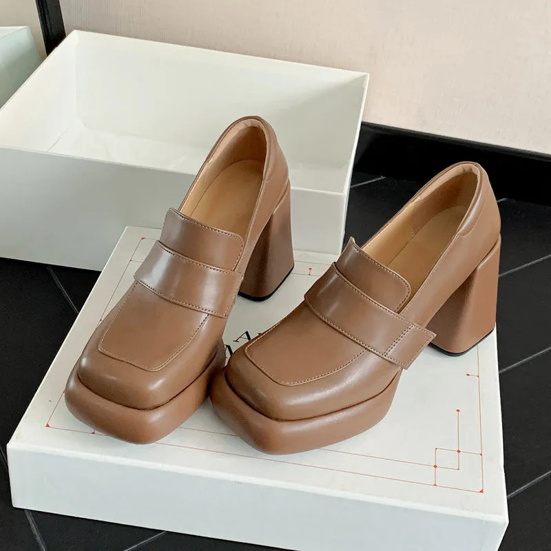 Women's Loafers with Heels - Zada
