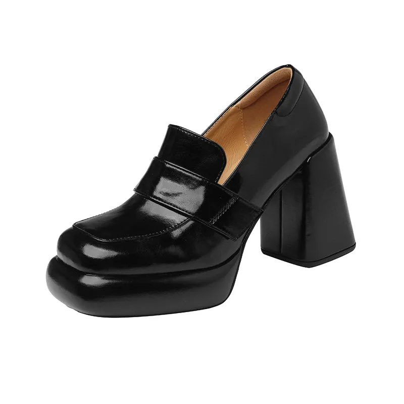 Women's Loafers with Heels - Zada
