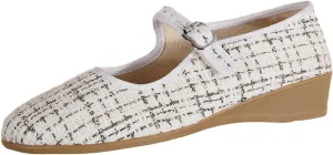 Women's Mary Jane Flats Comfortable Slip-on Flats Round Toe Dressy Ballet Shoes for Women
