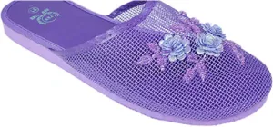 Women's Mesh Slippers With Sequin Available in 15 Colors