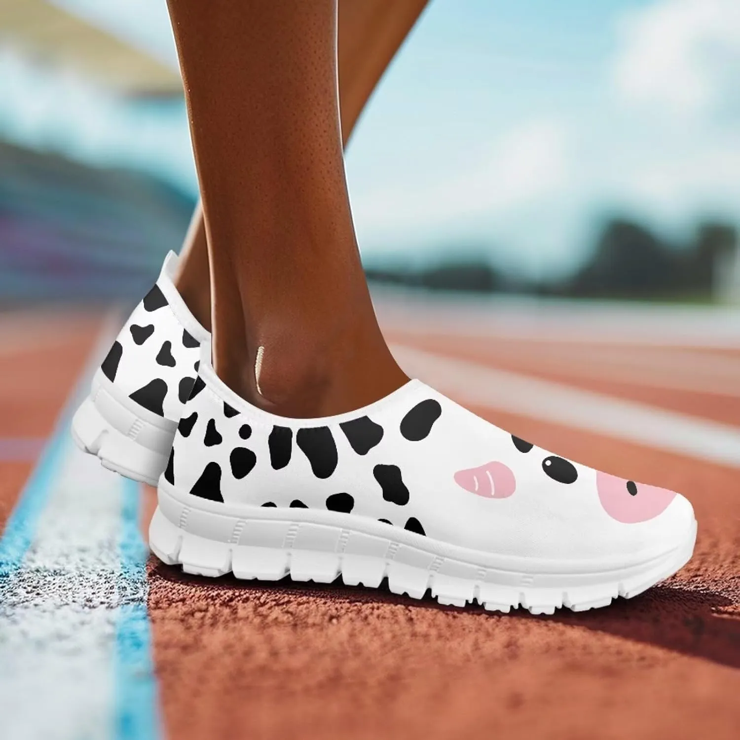 Women's Slip on Loafers Walking Sneakers Breathable Athletic Tennis Running Shoes
