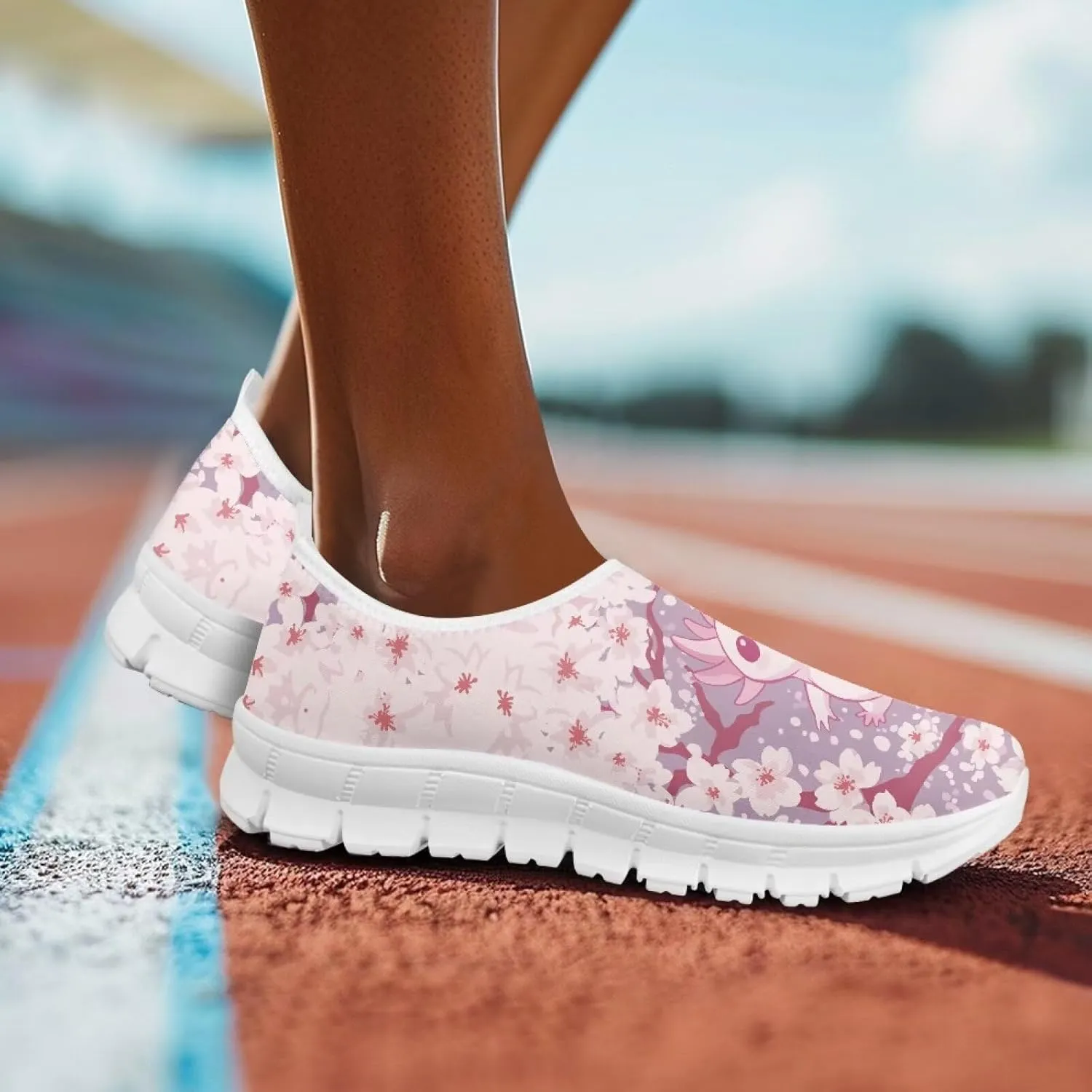Women's Slip on Loafers Walking Sneakers Breathable Athletic Tennis Running Shoes