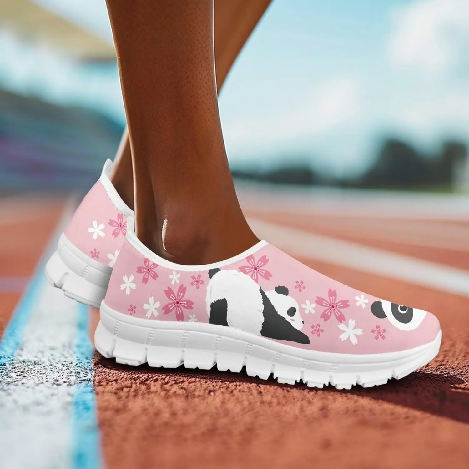 Women's Slip on Loafers Walking Sneakers Breathable Athletic Tennis Running Shoes