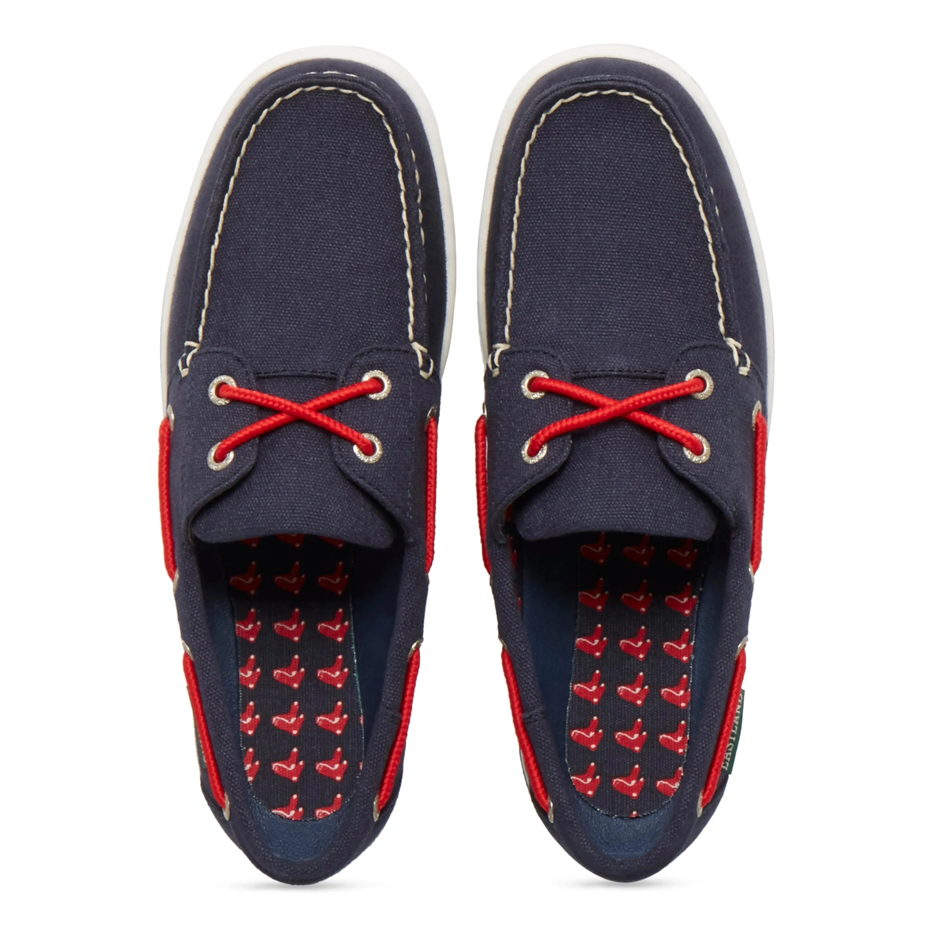 Women's Solstice MLB Boston Red Sox Canvas Boat Shoe