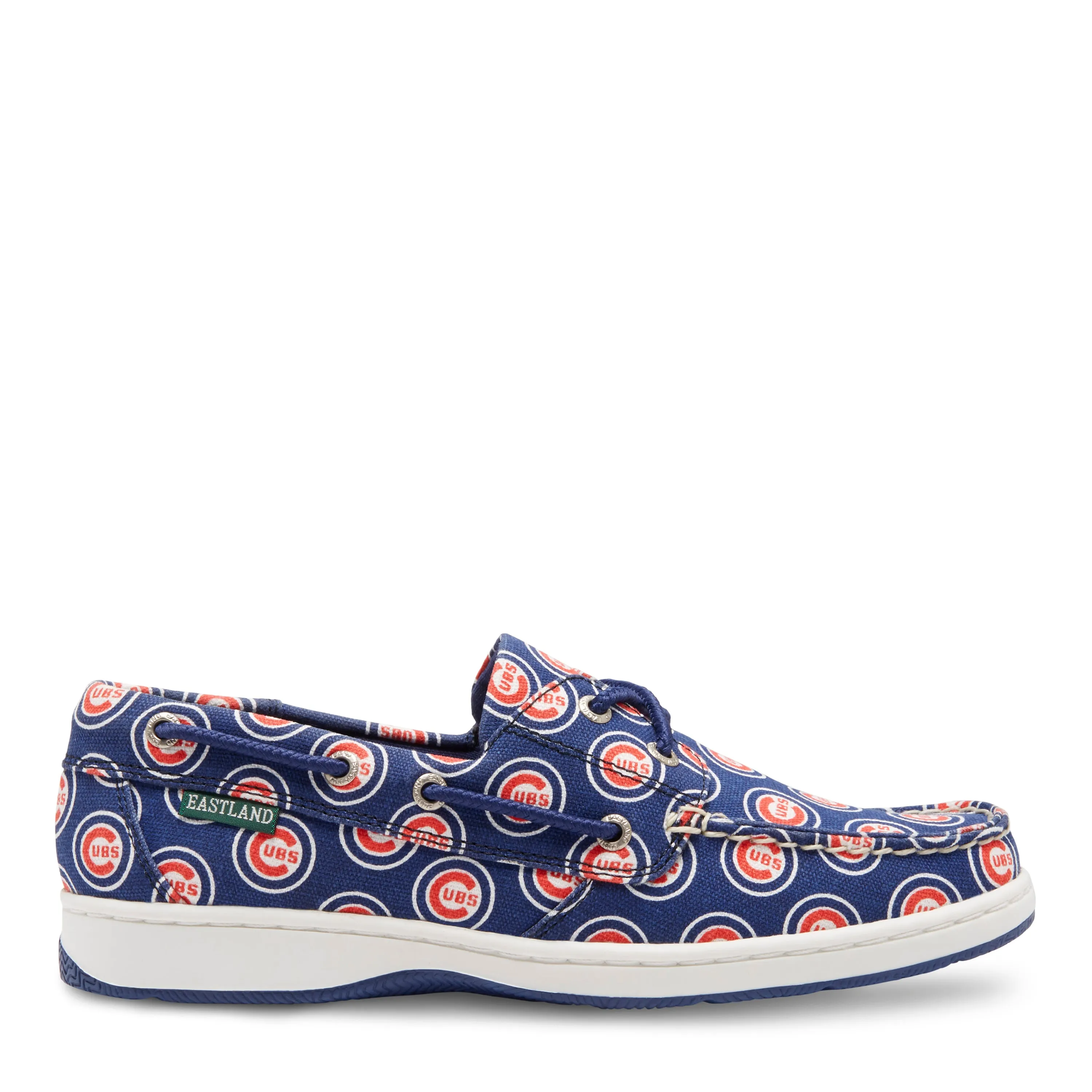 Women's Summer MLB Chicago Cubs Canvas Boat Shoe