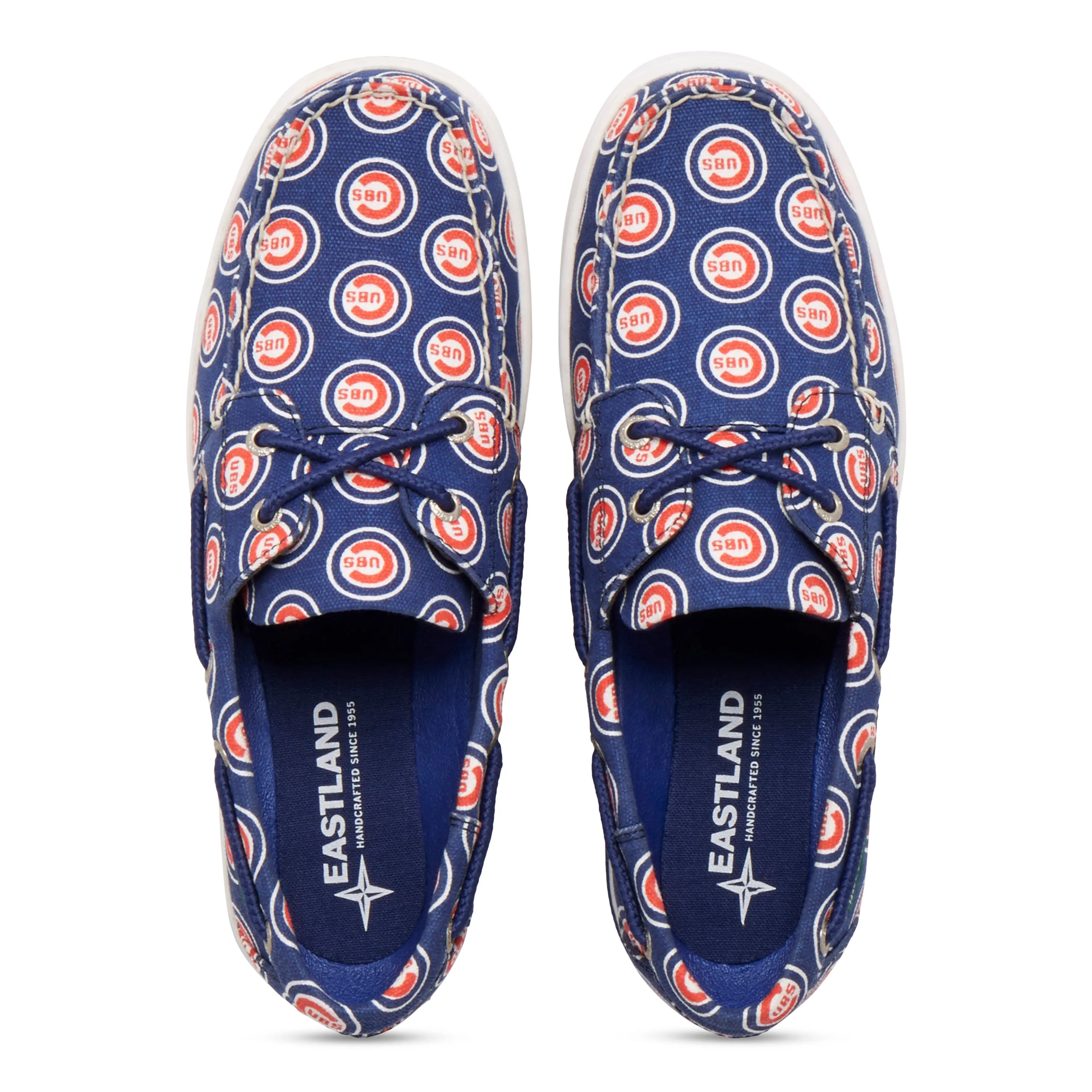 Women's Summer MLB Chicago Cubs Canvas Boat Shoe