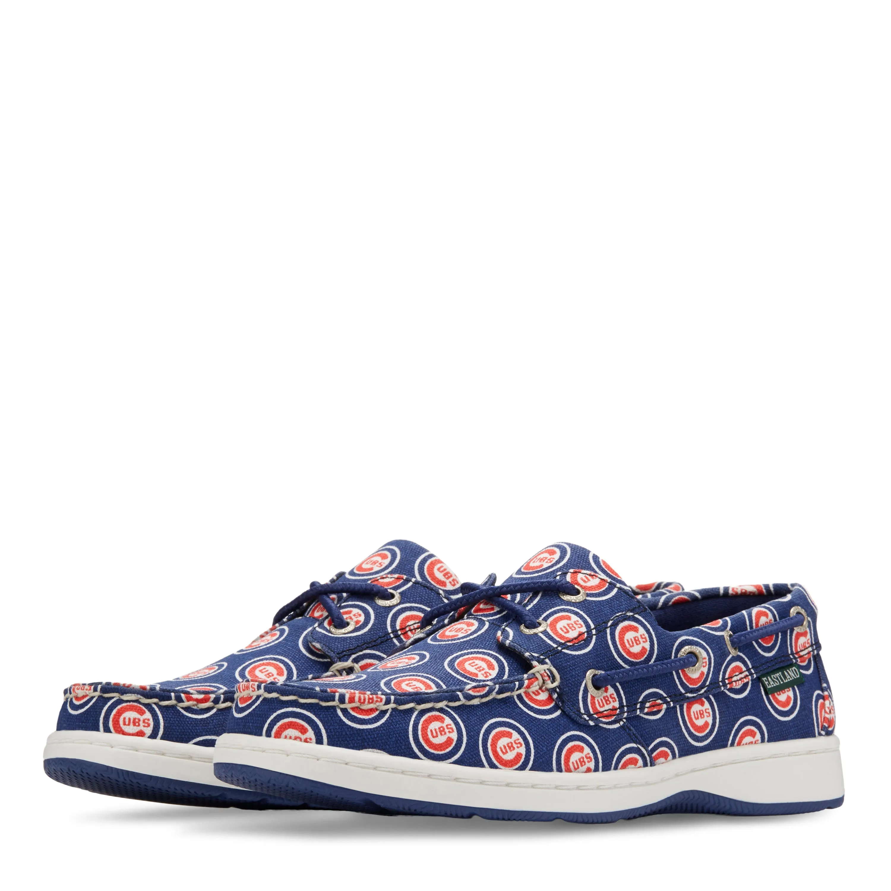Women's Summer MLB Chicago Cubs Canvas Boat Shoe