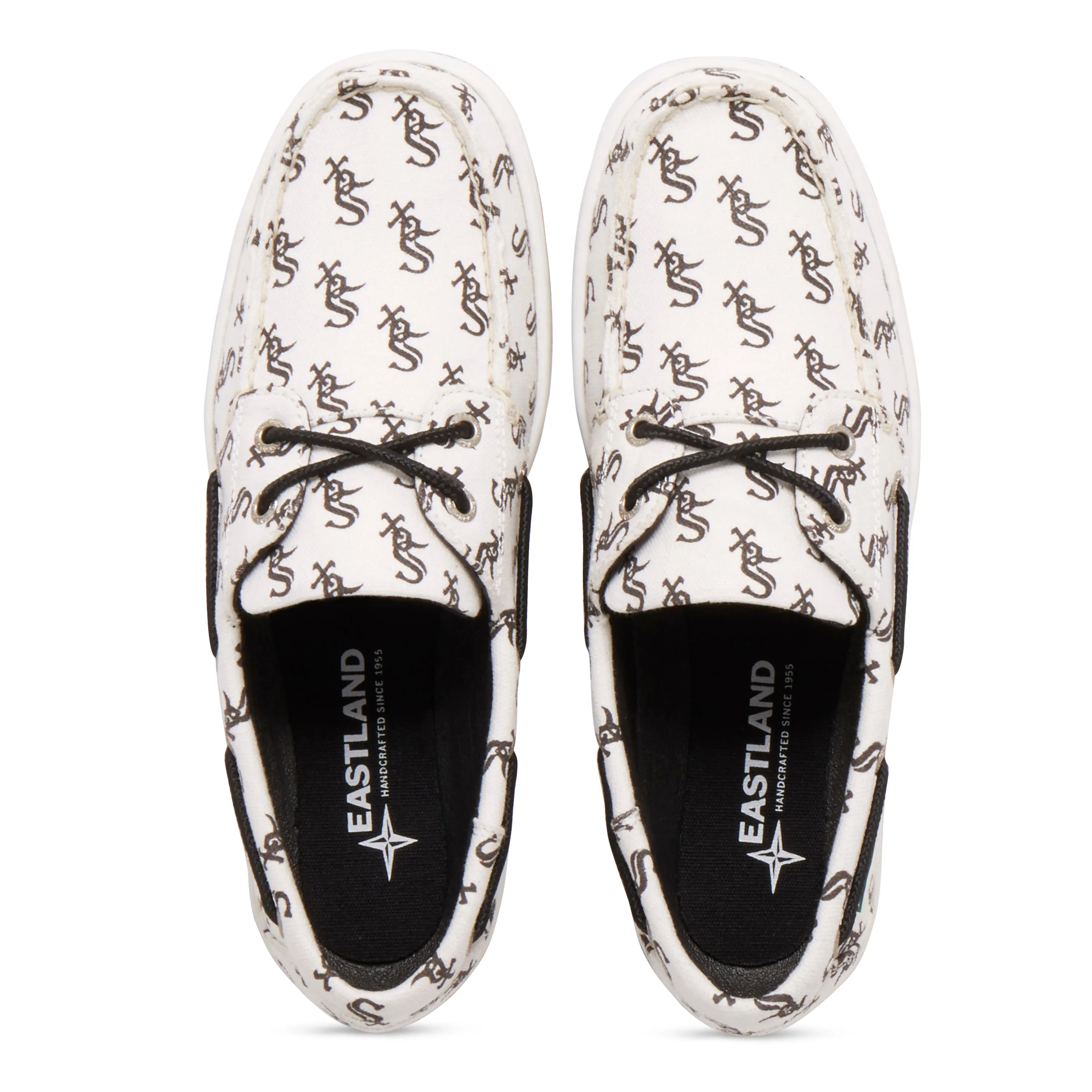 Women's Summer MLB Chicago White Sox Canvas Boat Shoe