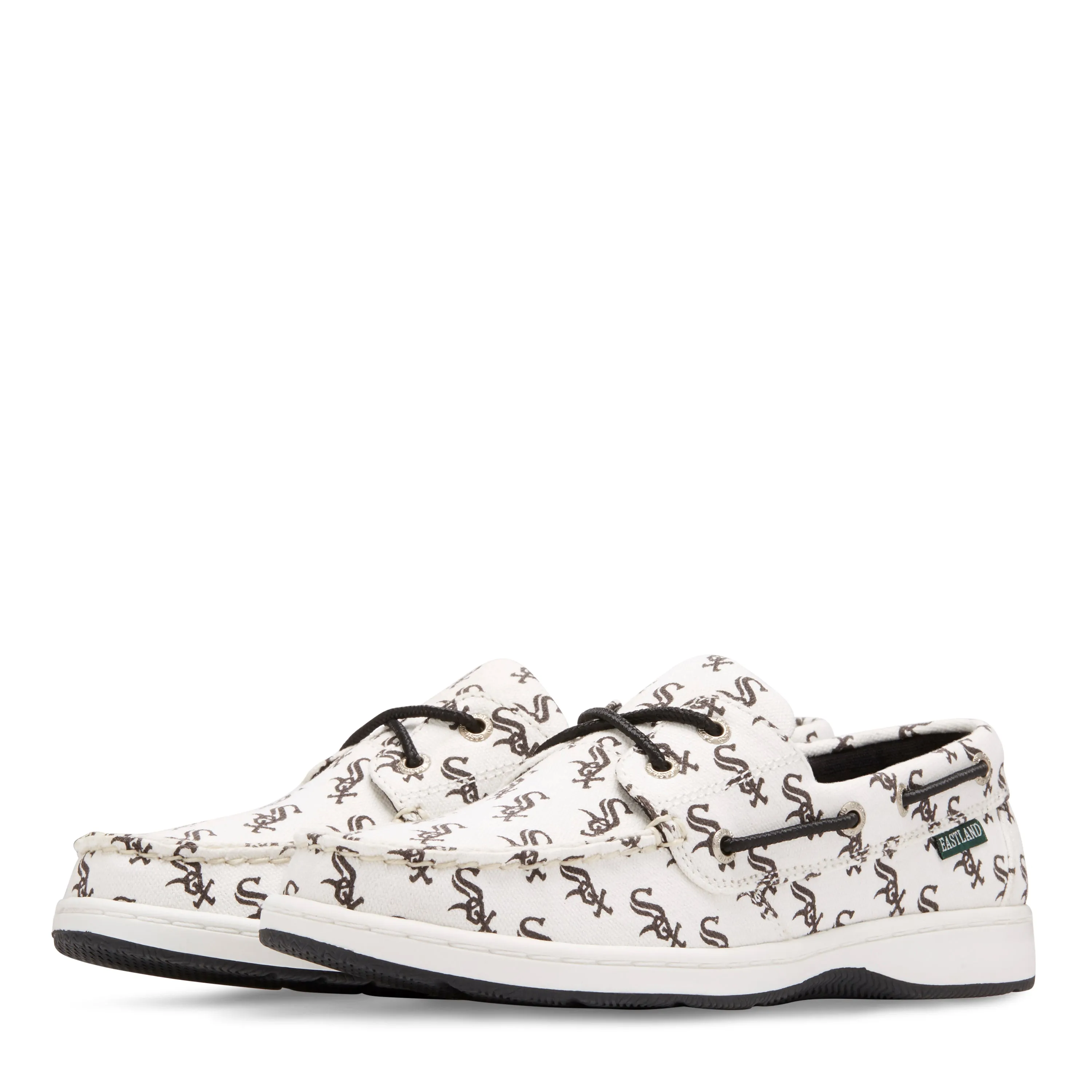 Women's Summer MLB Chicago White Sox Canvas Boat Shoe