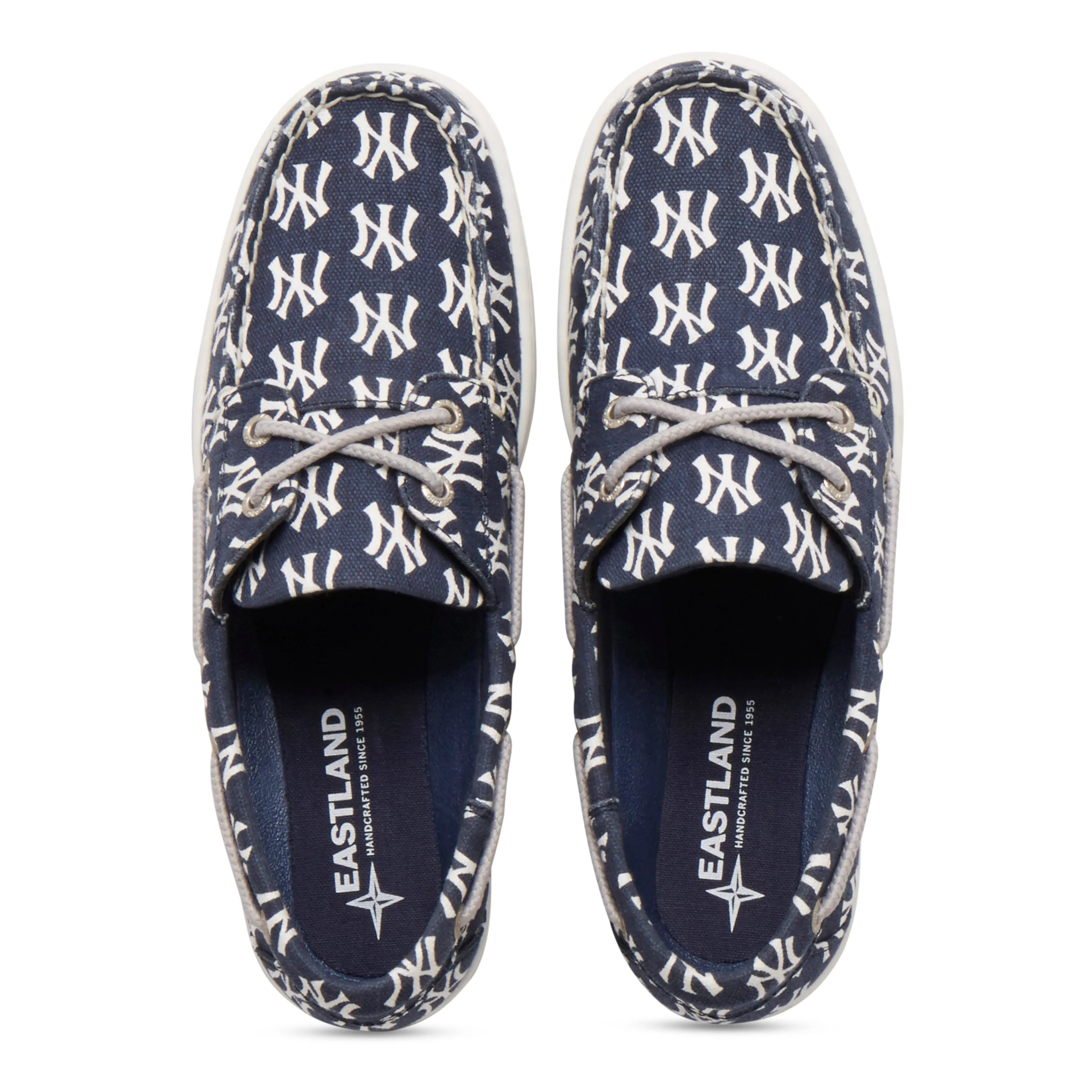 Women's Summer MLB New York Yankees Canvas Boat Shoe