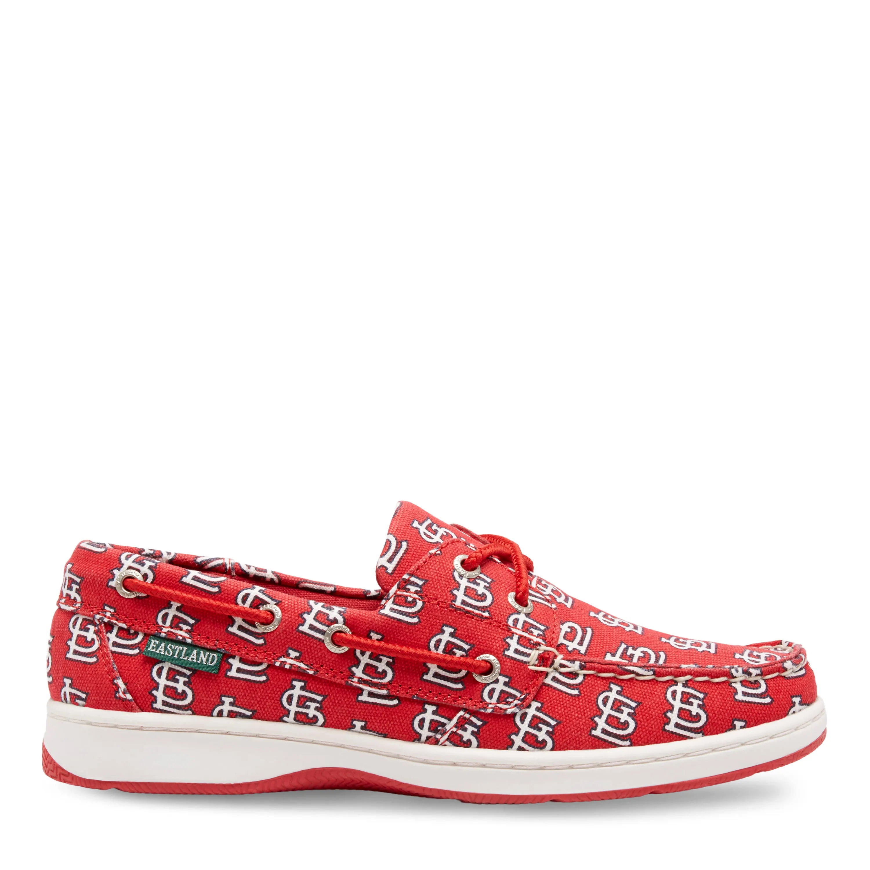 Women's Summer MLB St Louis Cardinals Canvas Boat Shoe