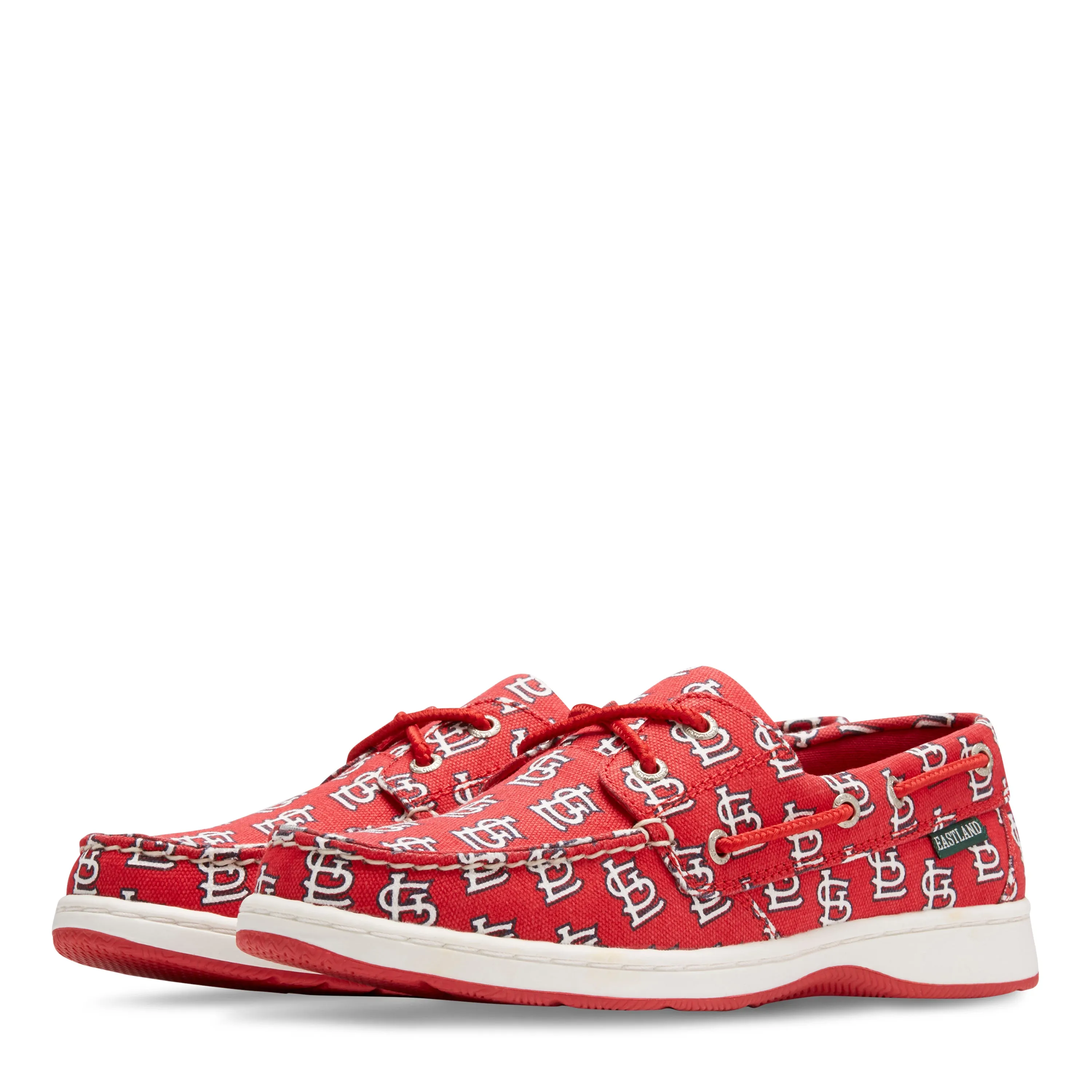 Women's Summer MLB St Louis Cardinals Canvas Boat Shoe