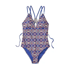 W's Nanogrip Sunset Swell Swimsuit - Recycled Plastic